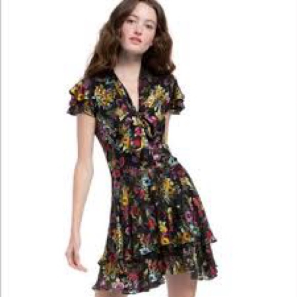 Alice and Olivia Moore Tie Dress